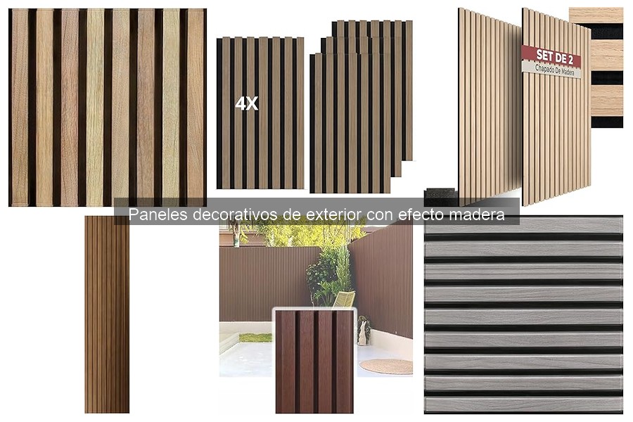 Testimonios sobre paneles decorativos efecto madera