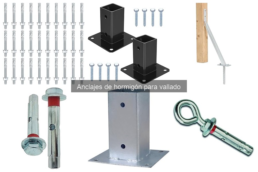 Tipos de Anclajes de Hormigón para Vallado: Características