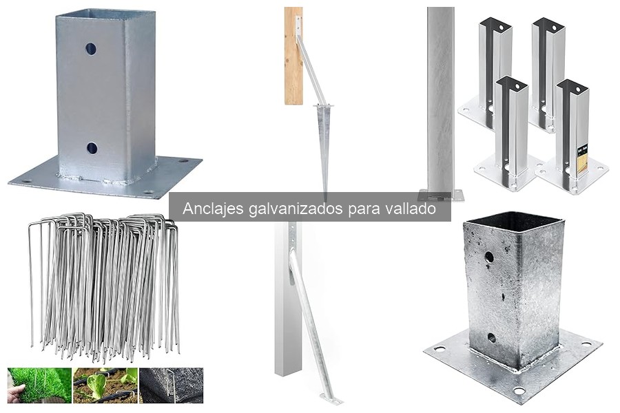 ** Tipos de anclajes galvanizados para vallado: guía completa