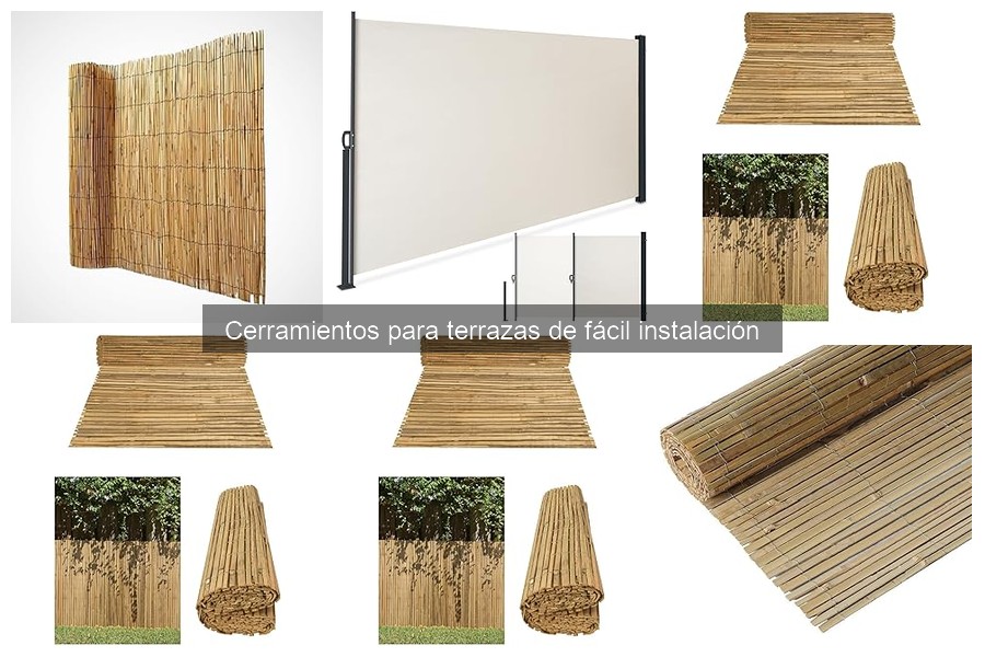 Tipos de cerramientos para terrazas de fácil instalación