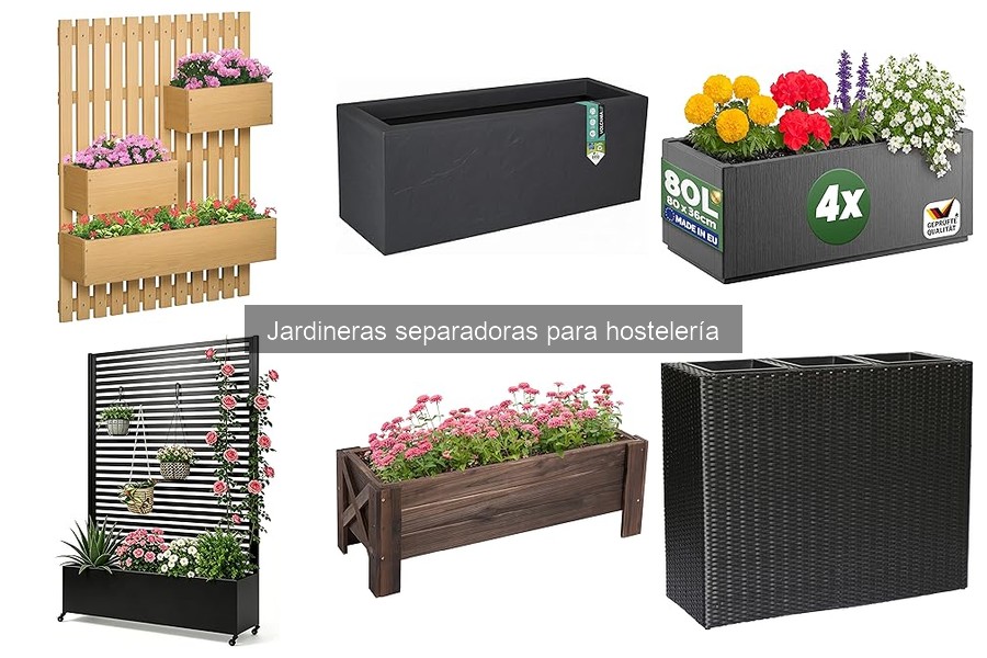 Tipos de Jardineras Separadoras para Hostelería: Guía Completa