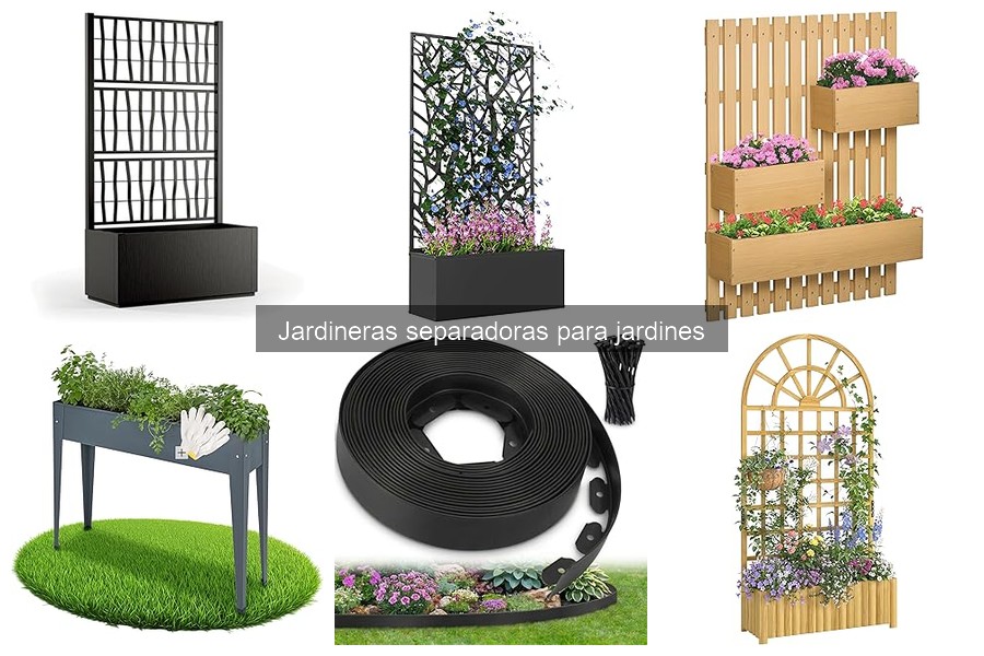 Tipos de jardineras separadoras para jardines: guía completa