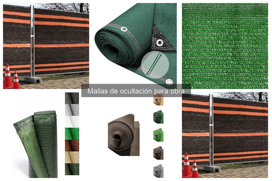 Tipos de mallas de ocultación para obra: guía completa