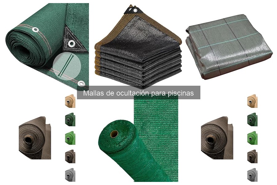 Tipos de Mallas de Ocultación para Piscinas: Comparativa