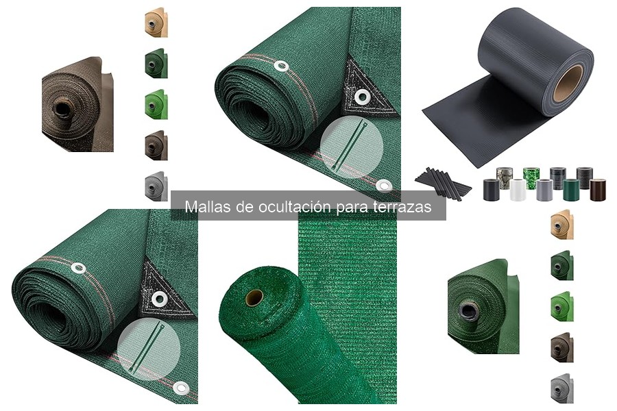 Tipos de mallas de ocultación para terrazas y sus usos