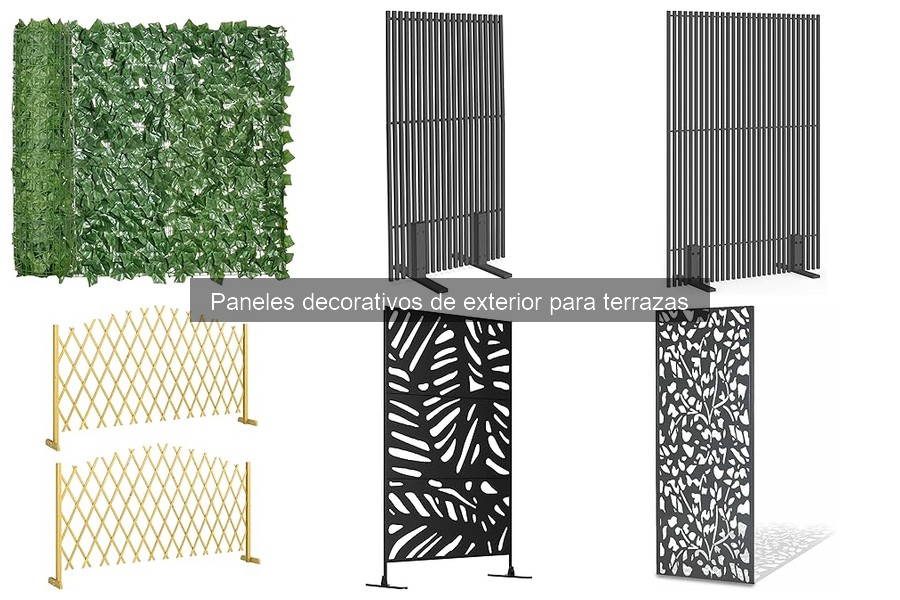 Tipos de paneles decorativos para terrazas: guía completa