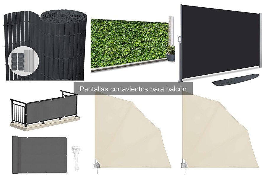 Tipos de pantallas cortavientos para balcón: guía completa