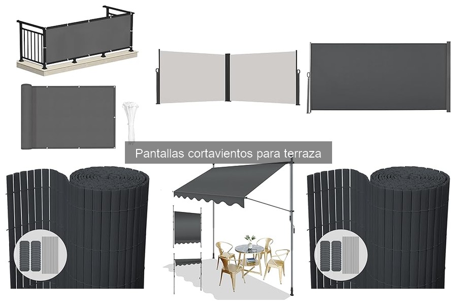 Tipos de pantallas cortavientos para terraza: guía completa