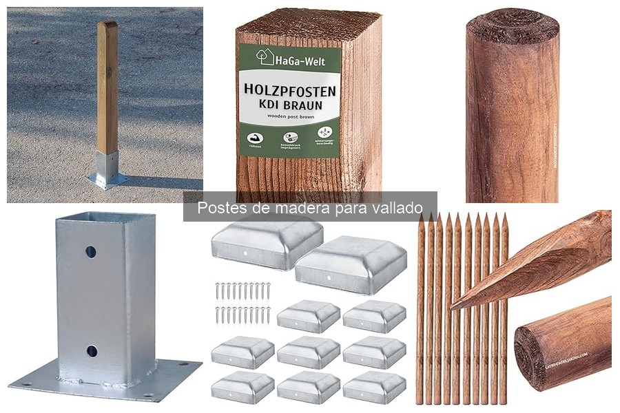 Tipos de postes de madera para vallado: guías y aplicaciones