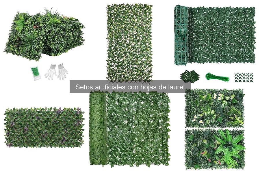 Tipos de Setos Artificiales de Laurel para tu Jardín