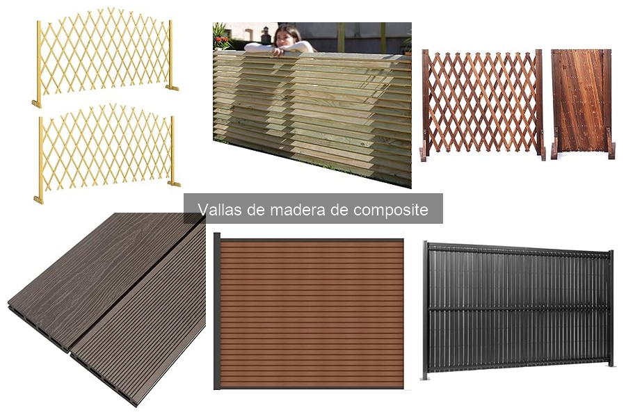 Tipos de Vallas de Madera de Composite: Guía Completa