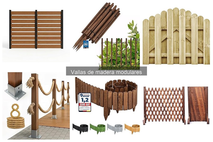 Tipos de Vallas de Madera Modulares para Tu Jardín