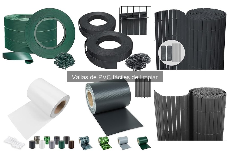 ** Tipos de Vallas de PVC Fáciles de Limpiar para tu Jardín
