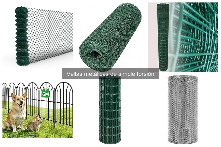 Tipos de vallas metálicas de simple torsión: guía completa