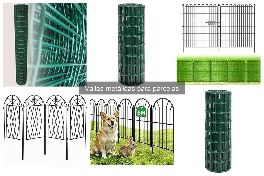 Tipos de vallas metálicas para parcelas: características y ventajas