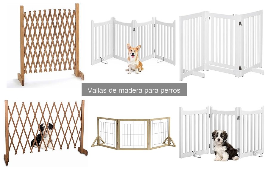 Tipos y características de vallas de madera para perros