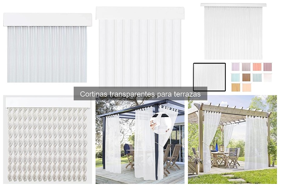 Todo sobre las cortinas transparentes para terrazas