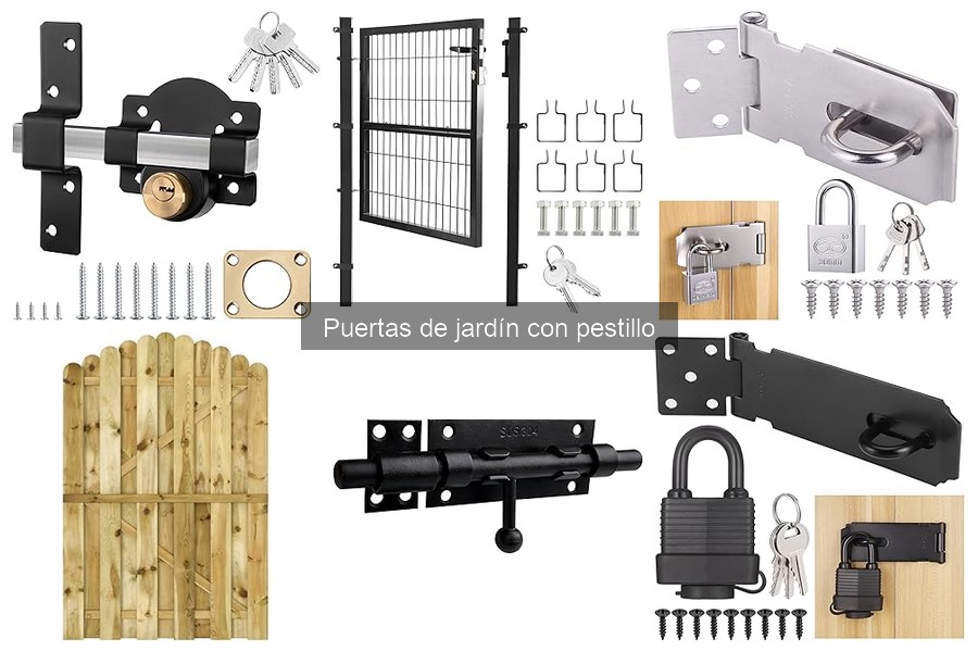 Todo sobre las puertas de jardín con pestillo