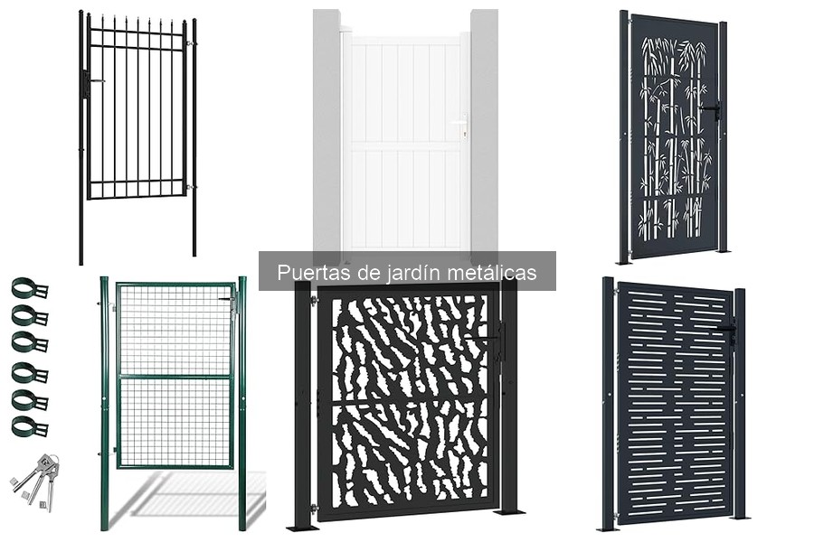 Todo sobre las puertas de jardín metálicas: características y usos