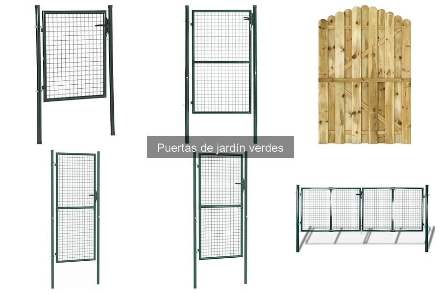 Todo sobre puertas de jardín verdes: características y usos