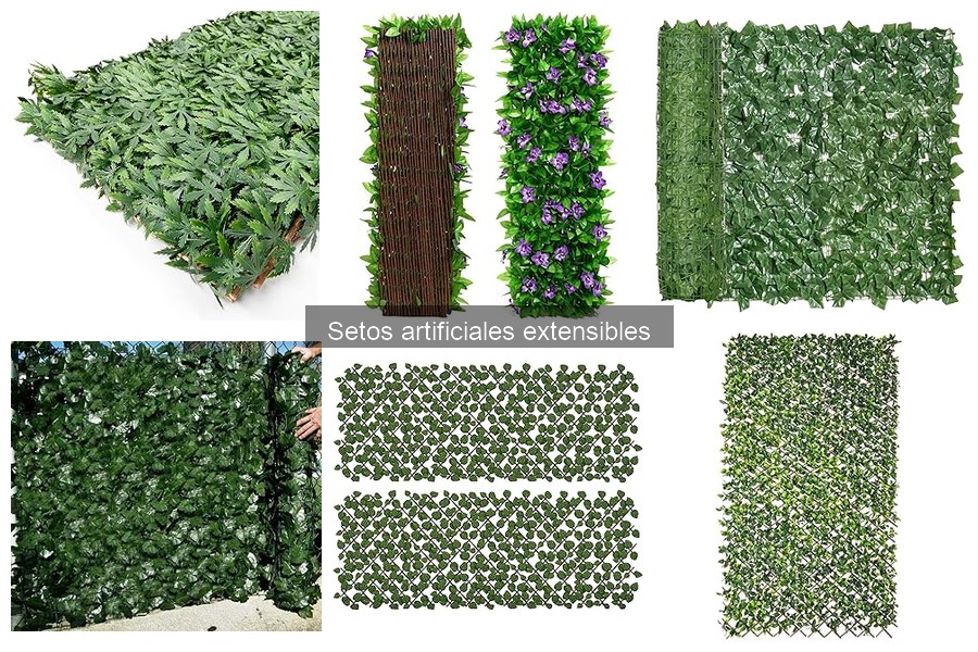 Usos Creativos de Setos Artificiales Extensibles en Decoración