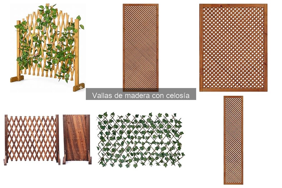 Vallas de madera con celosía: privacidad y estilo en tu jardín