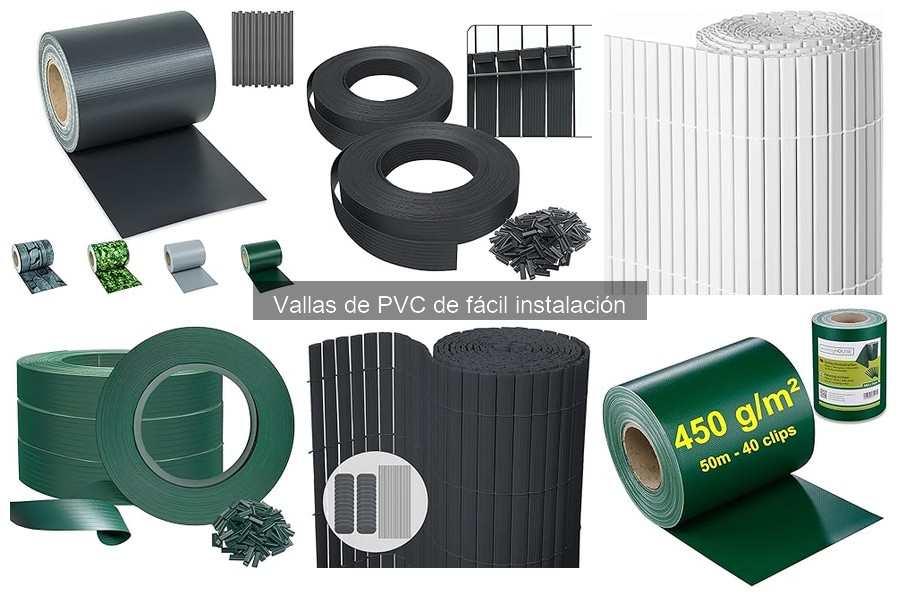 Vallas de PVC de fácil instalación: características y beneficios