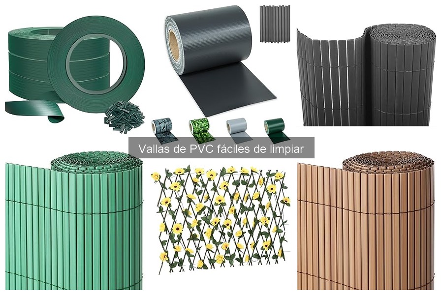 Vallas de PVC fáciles de limpiar: características y beneficios