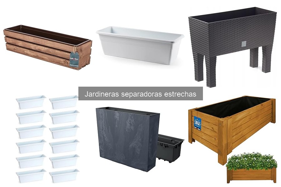 Ventajas de Jardineras Separadoras Estrechas en Espacios Pequeños