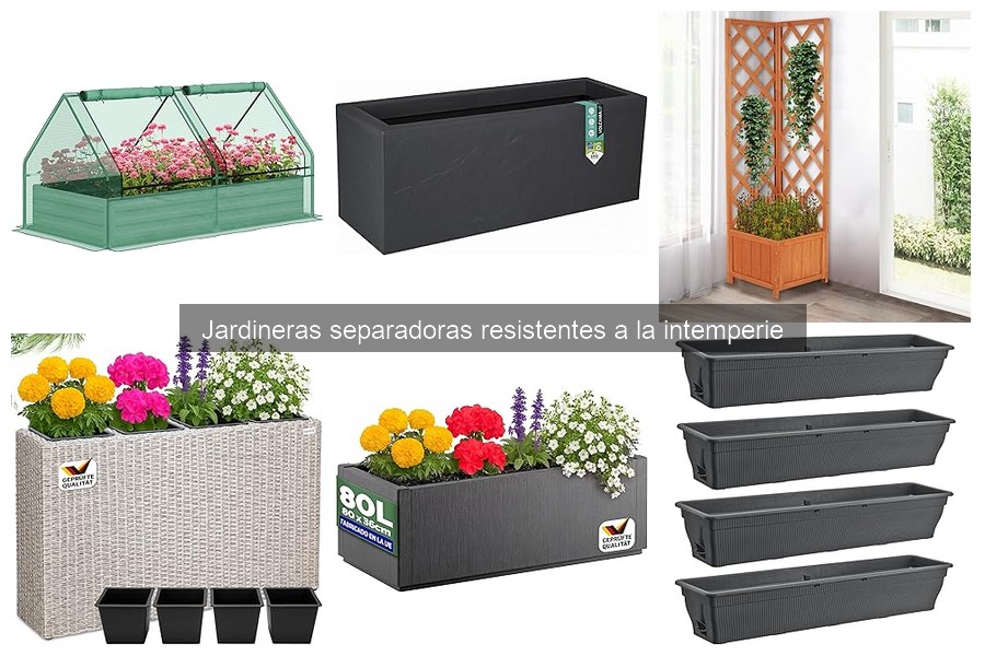 Ventajas de Jardineras Separadoras Resistentes a la Intemperie