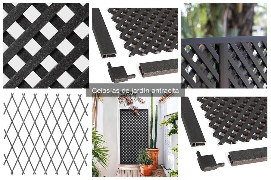 Ventajas de las Celosías de Jardín Antracita para Tu Espacio
