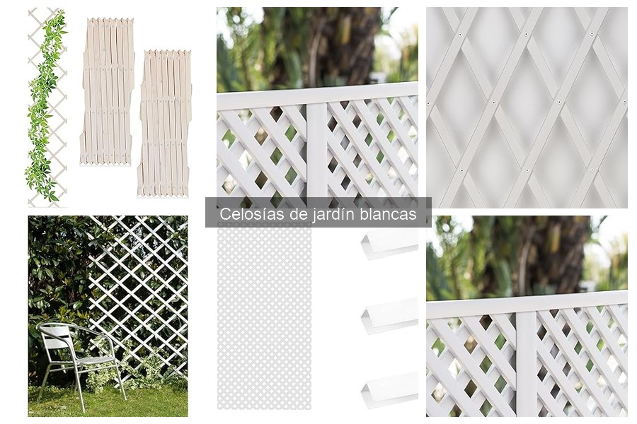 Ventajas de las Celosías de Jardín Blancas para tu Espacio