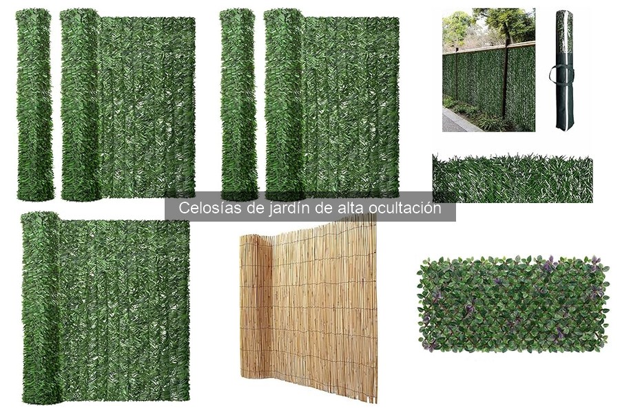 Ventajas de las Celosías de Jardín de Alta Ocultación