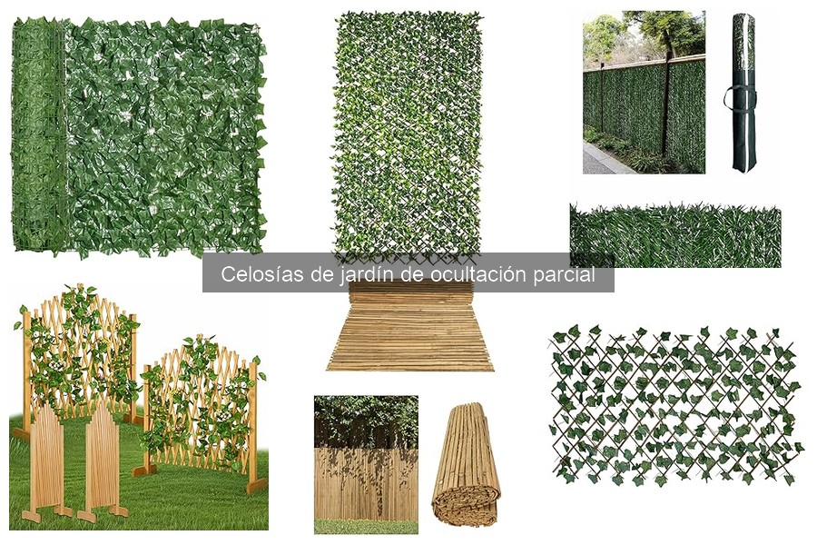 Ventajas de las celosías de ocultación parcial en el jardín