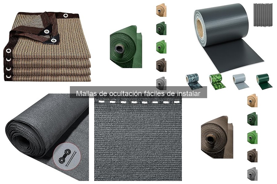 Ventajas de las mallas de ocultación fáciles de instalar