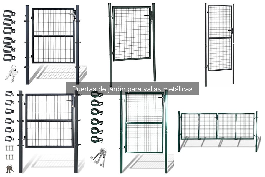 Ventajas de las puertas de jardín para vallas metálicas
