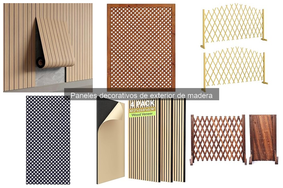 Ventajas de los paneles decorativos de madera en exteriores