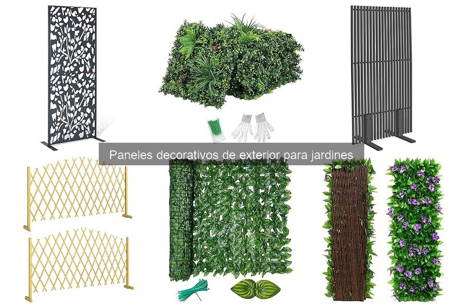 Ventajas de los paneles decorativos en jardines