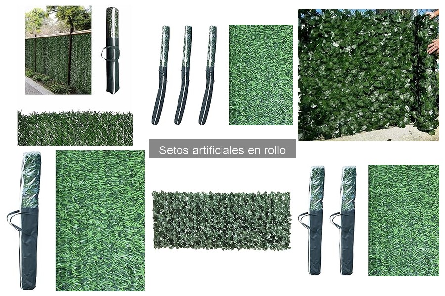 Ventajas de los setos artificiales en rollo frente a paneles de ocultación