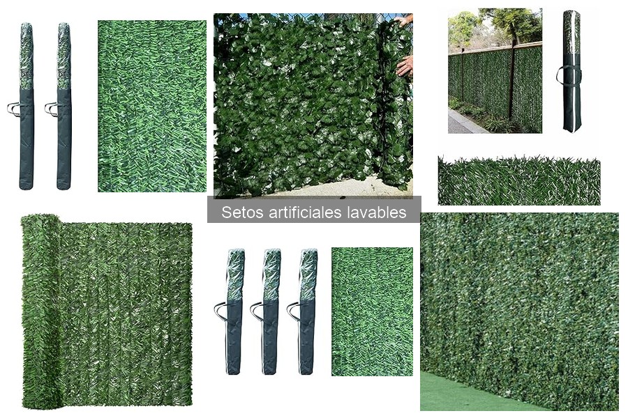 Ventajas de los setos artificiales lavables para tu jardín