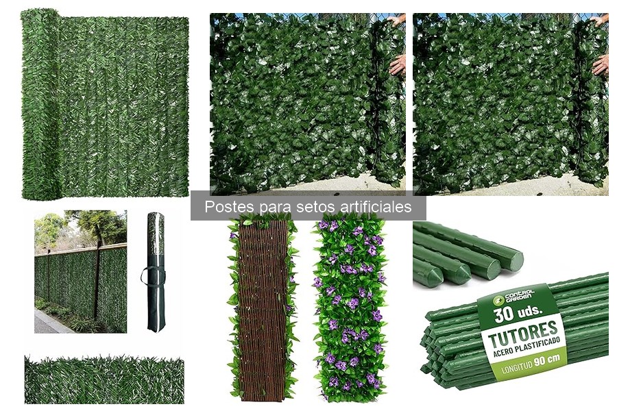 Ventajas de Postes para Setos Artificiales en Jardines