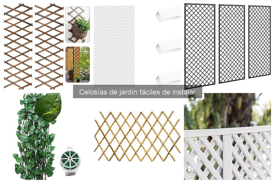 Ventajas y Desventajas de las Celosías de Jardín