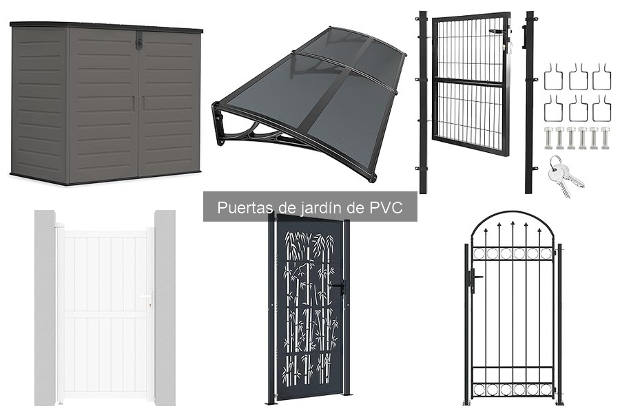 Ventajas y desventajas de las puertas de jardín de PVC