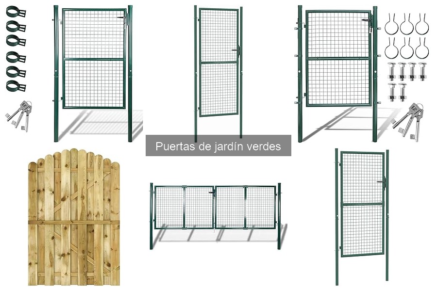 Ventajas y desventajas de las puertas de jardín verdes
