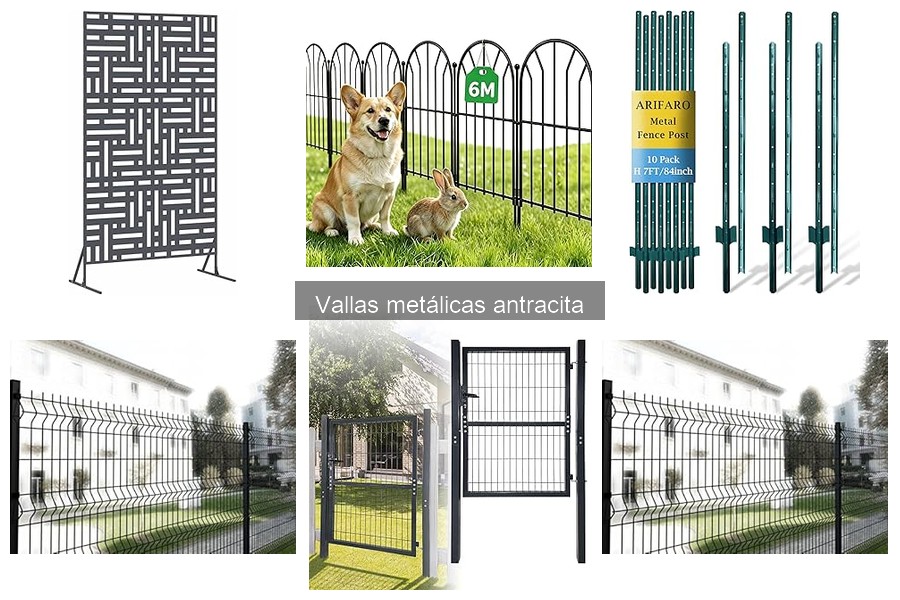 Ventajas y desventajas de las vallas metálicas antracita