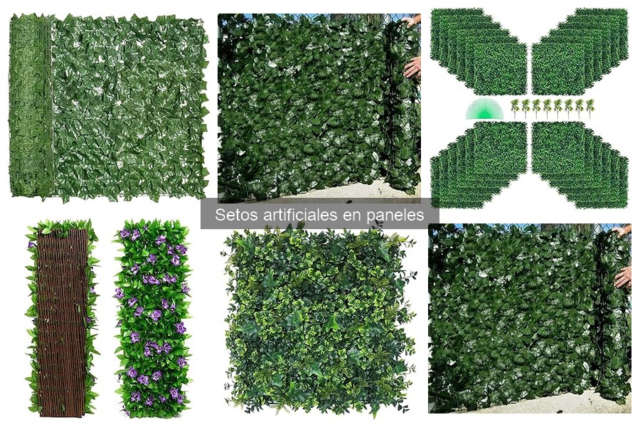 Ventajas y desventajas de los setos artificiales en paneles