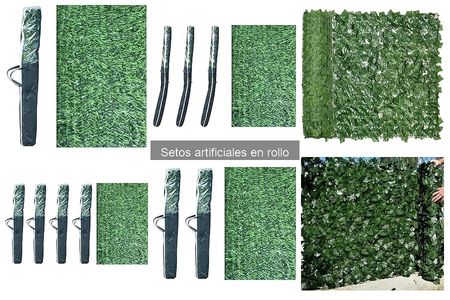 Ventajas y desventajas de los setos artificiales en rollo