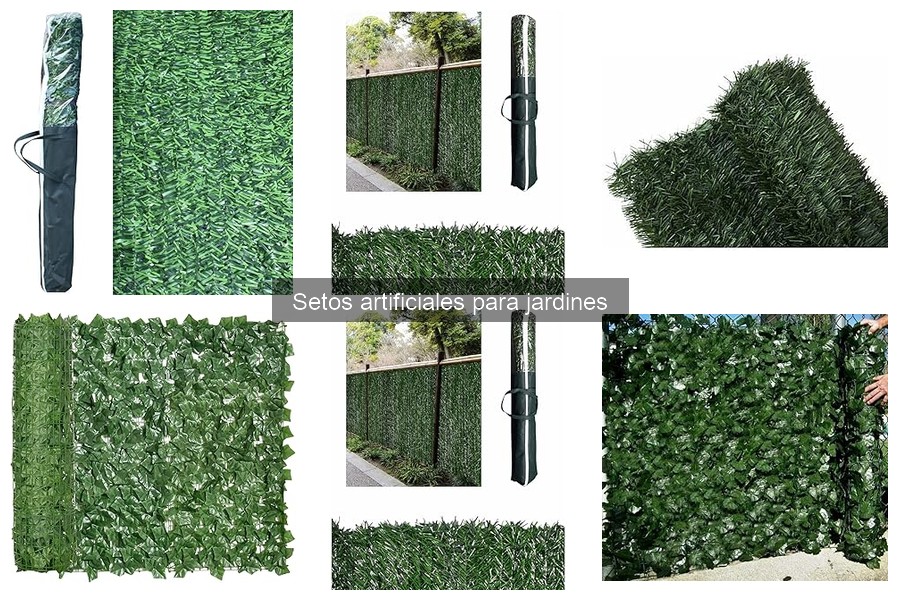 Ventajas y desventajas de los setos artificiales para jardines