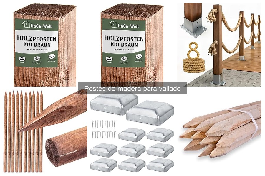 Ventajas y desventajas de postes de madera para vallado
